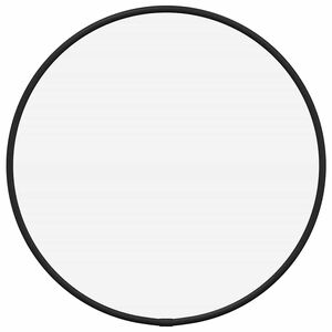 vidaXL Oglindă de perete rotundă, negru, &Oslash; 30 cm