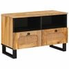 vidaXL Cabinet TV cu sertar Maro 70 x 33 x 46 cm Lemn de mango solid