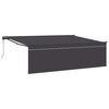 vidaXL Copertină retractabilă Antracit 450 &times; 350 cm