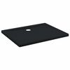 vidaXL Tavă de bază pentru duș cu puncte 100 x 80 x 4 cm ABS Negru