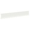 vidaXL Margine pentru gazon 30 buc. 102 x 15 x 4 cm Oțel Alb