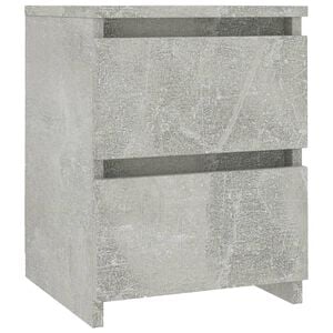 vidaXL Noptieră, gri beton, 30x30x40 cm, lemn prelucrat