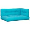 vidaXL Perne de paleți, 3 buc., turcoaz, material textil