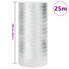 vidaXL Reflector de căldură pentru radiator Argintiu 25 x 1 m