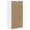 vidaXL Dulap lateral „ODDA” alb 40x24x79 cm, lemn masiv de pin