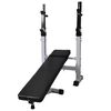 vidaXL Bancă fitness cu rastel greutăți, set haltere/gantere, 120 kg