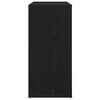 vidaXL Bufet Stejar Negru 80 x 33 x 70 cm Lemn compozit
