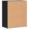 vidaXL Dulap, negru, 60x31x70 cm, lemn prelucrat