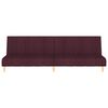 vidaXL Canapea extensibilă cu 2 locuri, violet, textil