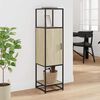 vidaXL Dulapuru Stejar Sonoma 35,5x35x139 cm lemn și metal prelucrat