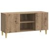 vidaXL Cabinet TV 102 x 34,5 x 50 cm Stejar Artizanal Lemn prelucrat