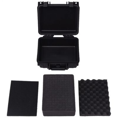 vidaXL Valiză de protecție echipamente, 27 x 24,6 x 12,4 cm, negru