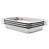 vidaXL Recipiente Gastronorm 4 buc. GN 1/1 65 mm oțel inoxidabil