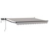 vidaXL Marchiză retractabilă manuală cu led-uri 3 x 2,5 m