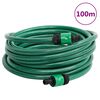 vidaXL Furtun de piscină, verde, 100 m, PVC