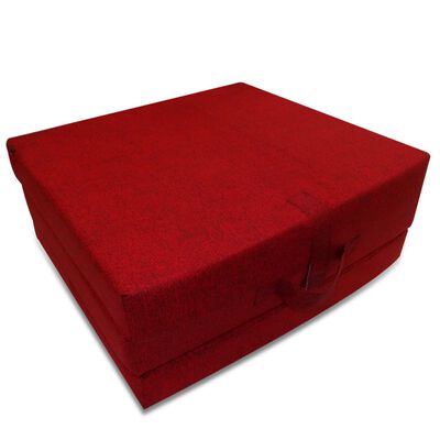 vidaXL Saltea din spumă, pliabilă, 190 x 70 x 9 cm roșu