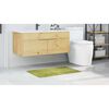 vidaXL Covoare de baie anti-derapante Verde 60 x 90 cm PP