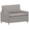vidaXL Canapea Gri deschis 126 x 81 x 87,5 cm Țesătură