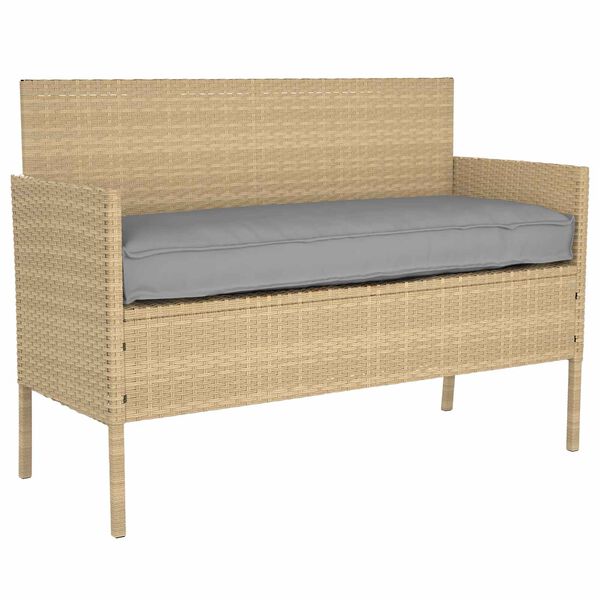 vidaXL Set de perne pentru palet 2 pcs Gri 150 x 40 x 8 cm