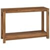 vidaXL Masă de consolă natural 110 x 35 x 75 cm Lemn solid de tec