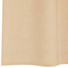 vidaXL Perdele Voile cu Bucle 2 buc Nisip 140x260 cm