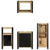 vidaXL Set de mobilier pentru baie 4 pcs Maro Lemn de mango solid