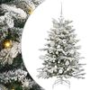 vidaXL Brad de Crăciun artificial cu ramuri articulare Alb 120 cm