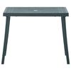 vidaXL Set mobilier de bistro pliabil, 3 piese, verde, plastic