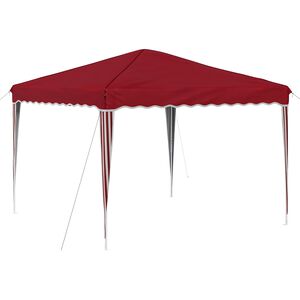 vidaXL Cort de Petrecere Pop-up Burgundy 288 x 288 x 245 cm