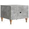 vidaXL Masă de cafea Gri Beton 49 x 50 x 40 cm Lemn prelucrat