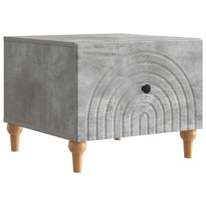 vidaXL Masă de cafea Gri Beton 49 x 50 x 40 cm Lemn prelucrat