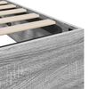 vidaXL Cadru de pat otoman Gri Sonoma 193 x 120 x 25 cm PAL