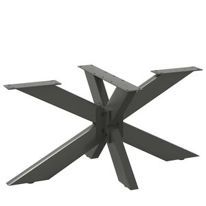 vidaXL Picior masă de cafea, formă de păianjen, antracit, 98x58x(42-43) cm, oțel