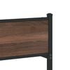 vidaXL Cadru pat metalic fără saltea, stejar maro, 75x190 cm