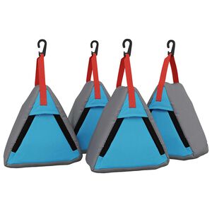 vidaXL Pungă de stocare 4 buc. Gri și Albastru 24 x 16 x 24 cm oxford