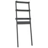 vidaXL Raft de toaletă, gri, 63,5x32x179 cm, lemn masiv de pin