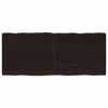 vidaXL Blat masă, 120x50x(2-4) cm, maro, lemn tratat contur organic
