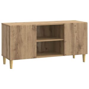 vidaXL Cabinet TV Stejar Artizanal 102 x 34,5 x 50 cm Lemn prelucrat