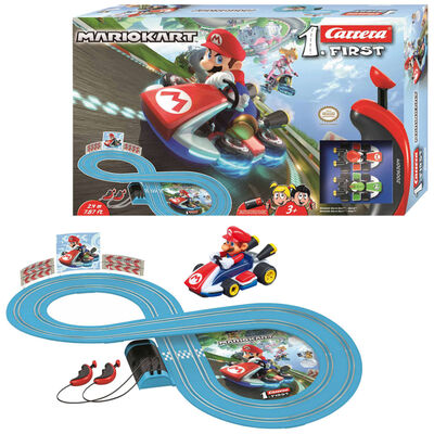 Carrera FIRST Slot Set mașinuțe și pistă "Mario Kart" 1:43 20063014