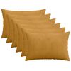 vidaXL Husă pentru pernă 6 pcs HEERLEN Galben 40 x 60 cm cord