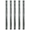 vidaXL Plase gard de grădină, 5 buc., verde, 1x1,2 m, HDPE