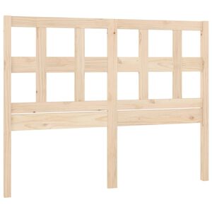 vidaXL Tăblie de pat, 125,5x4x100 cm, lemn masiv de pin