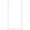 vidaXL Picioare de masă de bar în formă de U, 2 buc., alb, 60 x (110-111) cm, oțel
