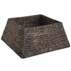 vidaXL Guler pentru Pomul de Crăciun Negru 60 x 60 x 28 cm