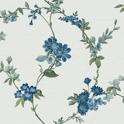 DUTCH WALLCOVERINGS Tapet "Flower", albastru deschis