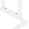 vidaXL Suport de prosoape autonom, alb, 48x24x78,5 cm, fier