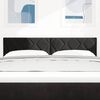 vidaXL Tăblie cap cu headboard Negru 160 cm Catifea