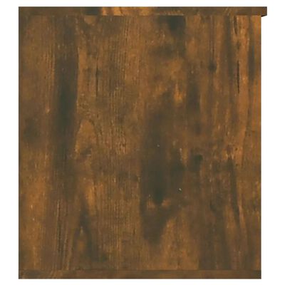 vidaXL Cufăr de depozitare stejar fumuriu 84x42x46 cm lemn prelucrat