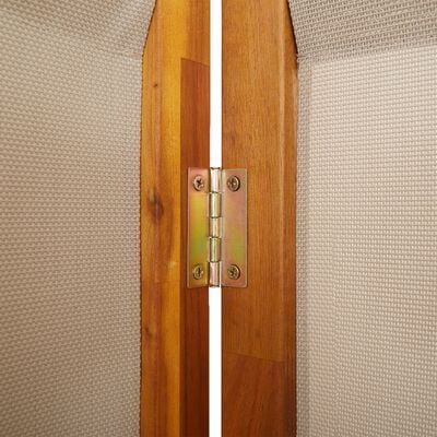 vidaXL Paravan de cameră cu 3 panouri, taupe, 210x180 cm