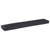 vidaXL Set de perne pentru palet 2 pcs Negru 200 x 40 x 8 cm